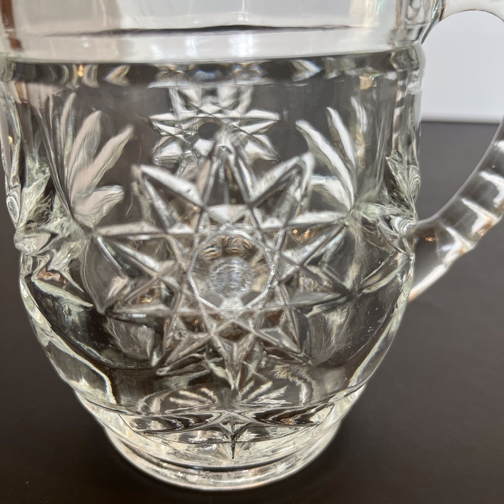 Vintage Anchor Hocking Starburst Small Pitcher - Picture 8 of 9